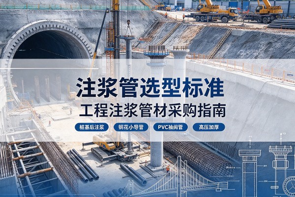 丽江注浆管选型标准