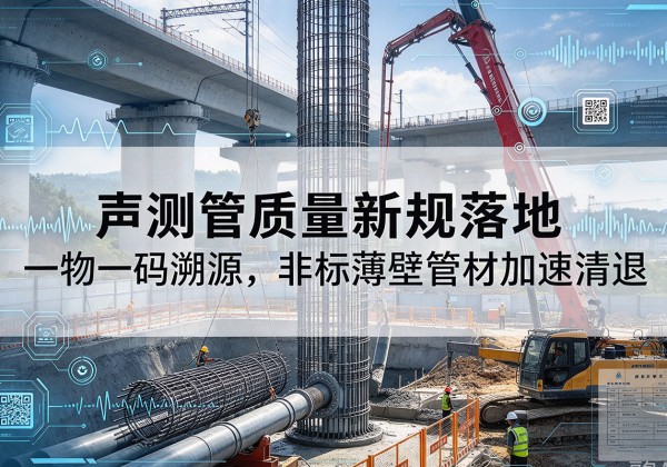 丽江声测管质量新规落地，一物一码溯源，非标薄壁管材加速清退