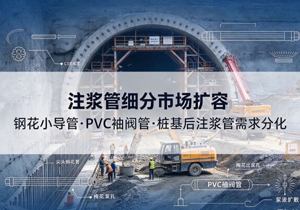 丽江注浆管细分市场扩容，隧道钢花小导管、PVC 袖阀管、桩基后注浆管需求分化