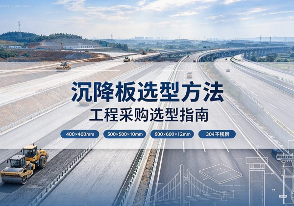 丽江沉降板选择方法
